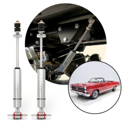 Performance Racing Front Shocks for 1964-1967 Mercury Cyclone Nitrogen Gas Pair - Part Number: HEX9BDF5E