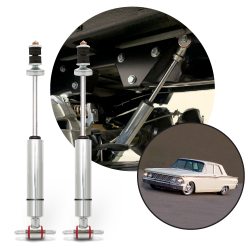 Performance Racing Front Shocks for 1959-1962 Ford Fairlane 500 Nitrogen Gas - Part Number: HEX9BDF61