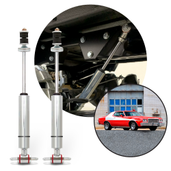 Performance Racing Front Shocks for 1972-1976 Ford Mercury - Torino Nitrogen Gas - Part Number: HEX9BDF62