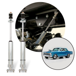 Performance Racing Front Gas Shocks for 1962-1967 Chevrolet Nova Chevy II Pair - Part Number: HEX9BDF76