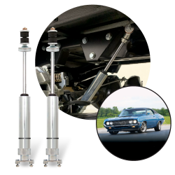 Performance Racing Front Nitrogen Gas Shocks for 1966-1970 Ford Fairlane 500 - Part Number: HEX9BDF78