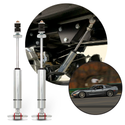 Performance Racing Front Nitro Gas Shocks for 1997-2004 Chevrolet Corvette Chevy - Part Number: HEX9BDF87
