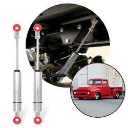 Performance Racing Gas Rear Shocks for 1955 Ford Mercury F-Series Pickup Truck - Part Number: HEX9BDFC6