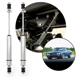Performance Racing Nitro Gas Rear Shocks for 1966-70 Ford Fairlane and 500 Pair - Part Number: HEX9BDFCD