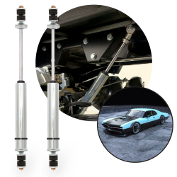 Performance Racing Nitro Gas Rear Shocks for 1960-70 Mercury Falcon - Comet Pair - Part Number: HEX9BDFCF