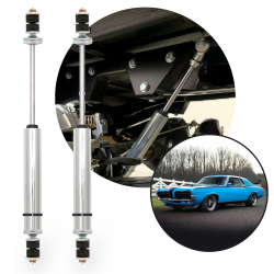 Performance Racing Gas Rear Shocks for 1965-70 Ford Mercury Mustang Cougar Pair - Part Number: HEX9BDFD3