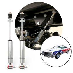 Performance Racing Nitrogen Gas Rear Shocks for 1973-1975 Buick Regal - Pair - Part Number: HEX9BDFFB