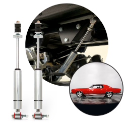 Performance Racing Nitrogen Gas Rear Shocks for 1970-1988 Chevrolet Monte Carlo - Part Number: HEX9BDFFF