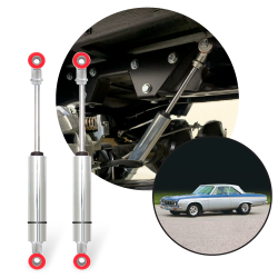 Performance Racing Nitro Gas Rear Shocks 1962-1972 Plymouth Belvedere Satellite - Part Number: HEX9BE023