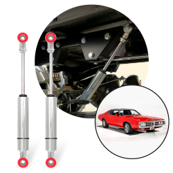 Performance Racing Nitrogen Gas Charged Rear Shocks 1973-1976 Dodge Charger-Pair - Part Number: HEX9BE028