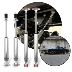 1968-1979 Buick Skylark- Front and Rear Performance Shocks (4) Kit Resto Mod GM - Part Number: HEX9BE04C