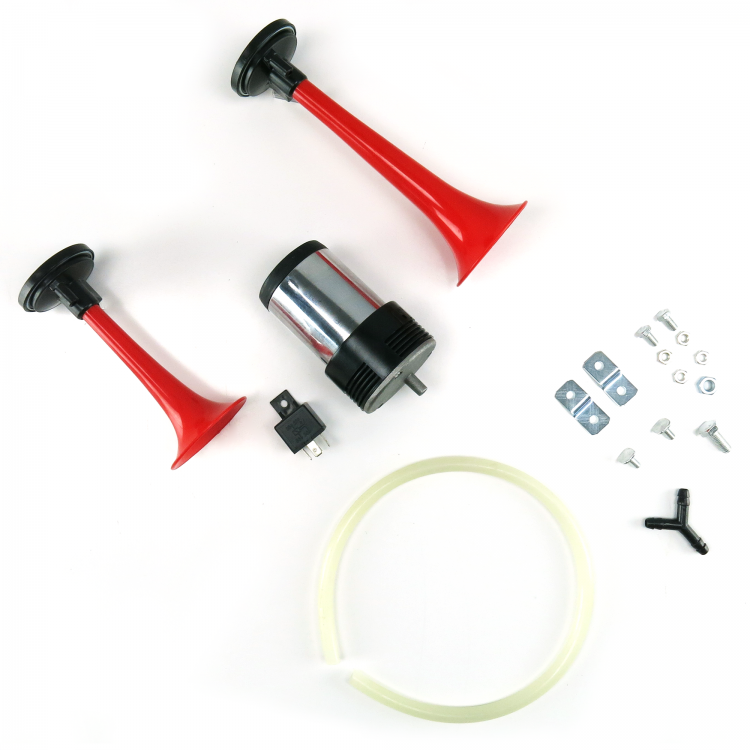 FARBIN Car Horn 12V 150db Super Loud Air Horn, Dual Trumpet Train Horns Kit For Trucks, Truck Horn With Compressor And Wire Harness - View #8