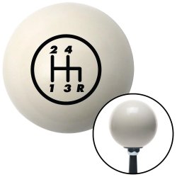 4 Speed Shift Pattern - 4RDR Shift Knobs - Part Number: 10018264