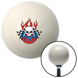 Skull and Pistons 2 Shift Knobs - Part Number: 10027953