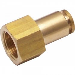 Female NPT to 3/8" Push Tube Air Fitting - Choose Size - Part Number: 10015276