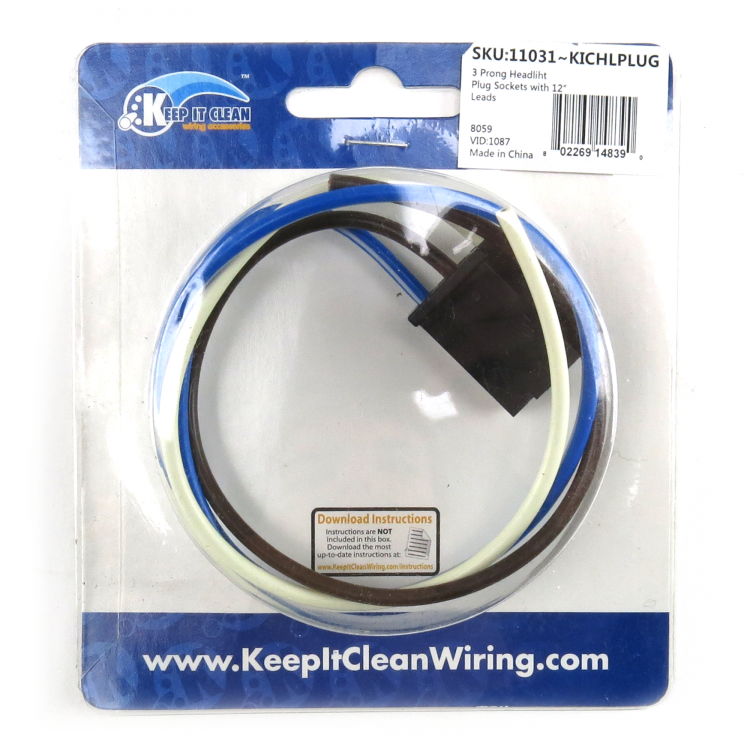 Cable 3 Prong Headlight Wiring