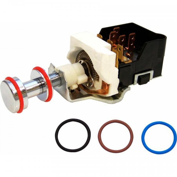 Retro Series Ignition Switch Bezel With 4 Colored Rings