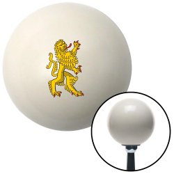 Bavarian Lion Ivory Shift Knob w/ M16x1.5 Insert Shifter Auto Manual Custom - Part Number: ASCSNX56799