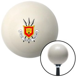 Burundi Coat of Arms Ivory Shift Knob w/ M16x1.5 Insert Shifter Auto Manual - Part Number: ASCSNX56806