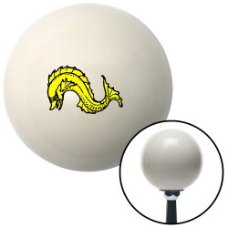 Golden Dolphin Ivory Shift Knob w/ M16x1.5 Insert Shifter Auto Manual Custom - Part Number: ASCSNX56810