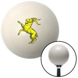 Golden Goat Ivory Shift Knob w/ M16x1.5 Insert Shifter Auto Manual Custom Hotrod - Part Number: ASCSNX56814