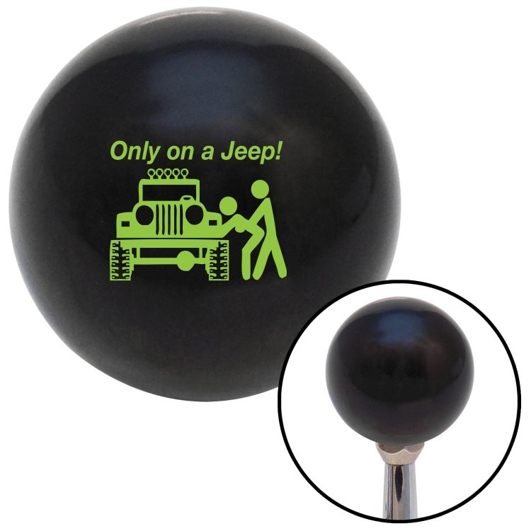 Green Major and Lieutenant Colonel American Shifter 72462 Black Metal Flake Shift Knob with M16 x 1.5 Insert 