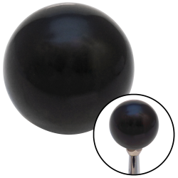 Black Billiard Cue Ball Custom Shift Knob - Part Number: ASCSN030CB