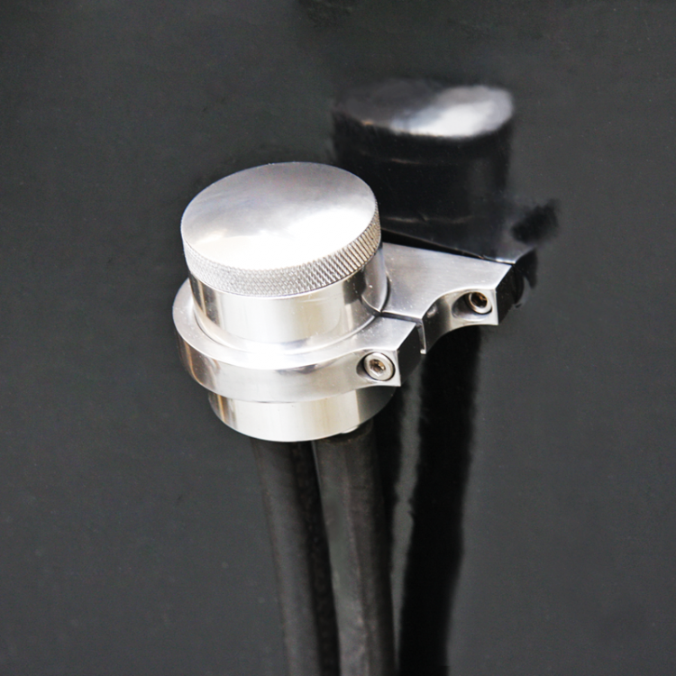 Billet Brake Fluid Reservoir with Brackets Mirror Finish