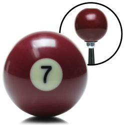 7 Ball Billiard Pool Custom Shift Knob - Part Number: ASCSN03007
