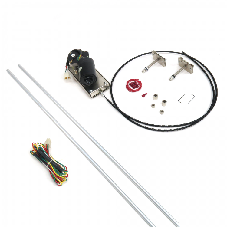 thumbnail image 2 of KNS Accessories Universal Wiper Motor Kit - Stainless Steel For Hot Rods, Jeeps, Customs & UTVs (KA8603) 2 of 10