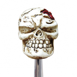 Munch Skull Custom Shift Knob - Part Number: ASCSN00028