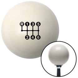 6 Speed Shift Pattern - Dots 20n Shift Knobs - Part Number: 10262376