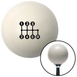 6 Speed Shift Pattern - Dots 41n Shift Knobs - Part Number: 10262430