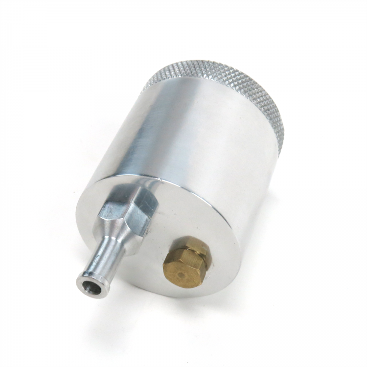 Billet Brake Fluid Reservoir with Brackets Mirror Finish