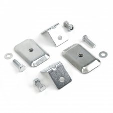 Safety Seat Belt Mounting Anchor System with 90 Degree Plates For 2 Belts - Part Number: STBSBHPK