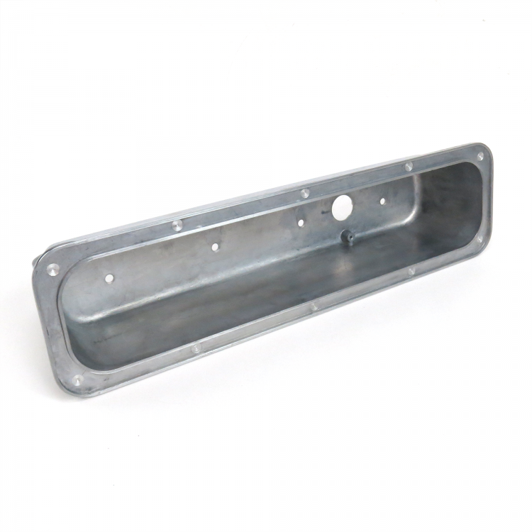 ARC A6196PBK | Small Block Chevy 87-97 Polished Finned Black Short Valve Covers :: Assault Racing Products