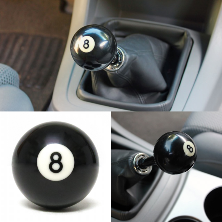 8 Ball American Shifter 143068 Black Flame Shift Knob with Set Screw Insert 