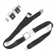 2 Pt Airplane Buckle Seat Belts With Anchor Hardware - Part Number: 10309352