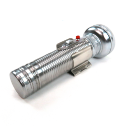 Metal Vintage LED Flashlight with Heavy Duty Clamp & SOS (2 Position) - Part Number: VPA76A7B
