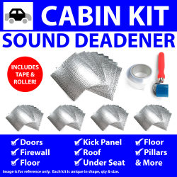 Heat & Sound Barrier 1987-1996 Ford F150 Cabin Pro+ Kit Tape & Roller - Part Number: ZIR7A488