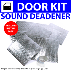 Heat & Sound Deadener Chevy Chevelle 1968 - 1972 2 Door Kit + Seam Tape 3576Cm2 - Part Number: ZIR795FA