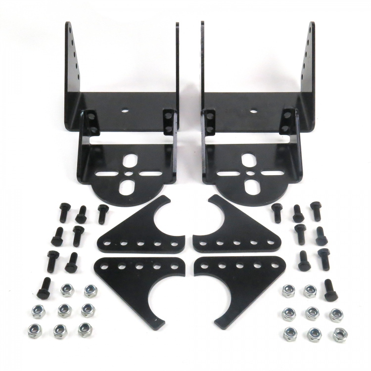 WeldOn Triangulated 4Link Kit Rear Brackets&2600 Bags AirRide Suspension3.00"axl 