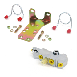 Proportioning Valve Kit Underside Mount Disc/Disc Aluminum - Part Number: HEXPVK004