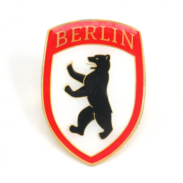 Vintage Parts 319826 VW Berlin Hood Badge Crest 