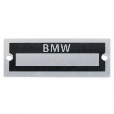 Blank Data Vin Plate - BMW - Part Number: VPAVIN20