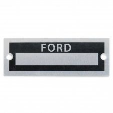 Blank Data Vin Plate - Ford - Part Number: VPAVIN39