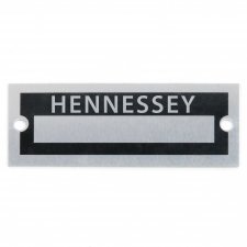 Blank Data Vin Plate - Hennessey - Part Number: VPAVIN46