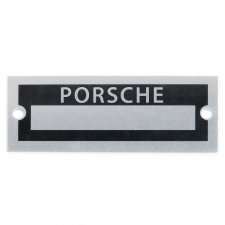 Blank Data Vin Plate - Porsche - Part Number: VPAVIN78
