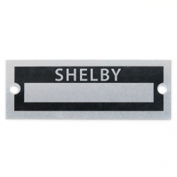 Blank Data Vin Plate - Shelby - Part Number: VPAVIN90