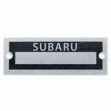Blank Data Vin Plate - Subaru - Part Number: VPAVIN92